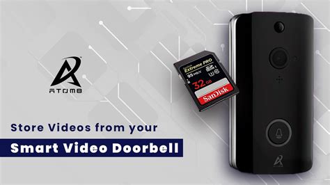 how to put sd card in smart video doorbell|video doorbell local network storage.